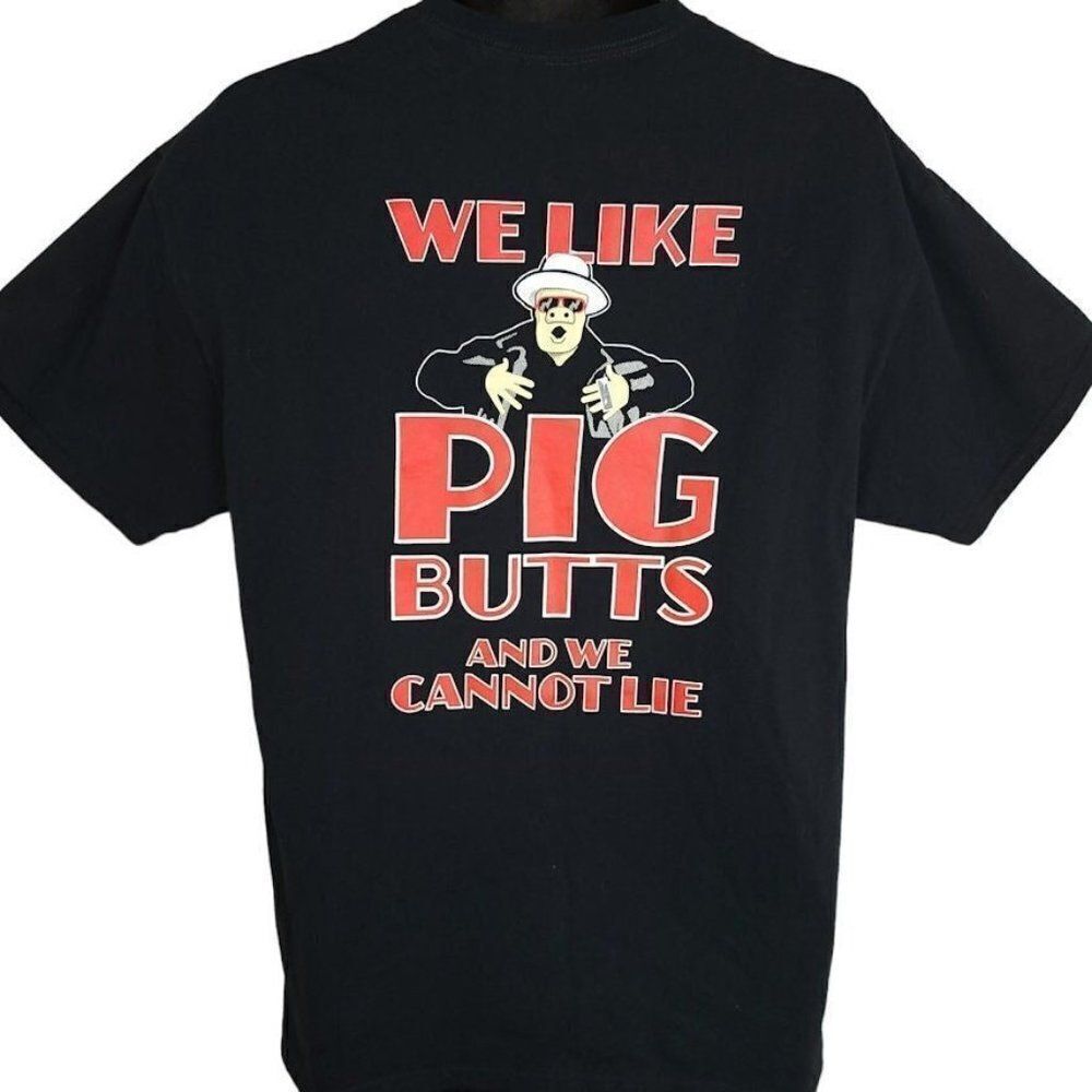 Lowndes Market Hog Show T Shirt Vintage Y2K We Like Pig Butts And We Cannot Lie